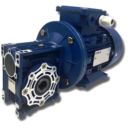 SILNIK ELEKTRYCZNY 1,1kW 1415obr+PRZEKŁADNIA I=7,5